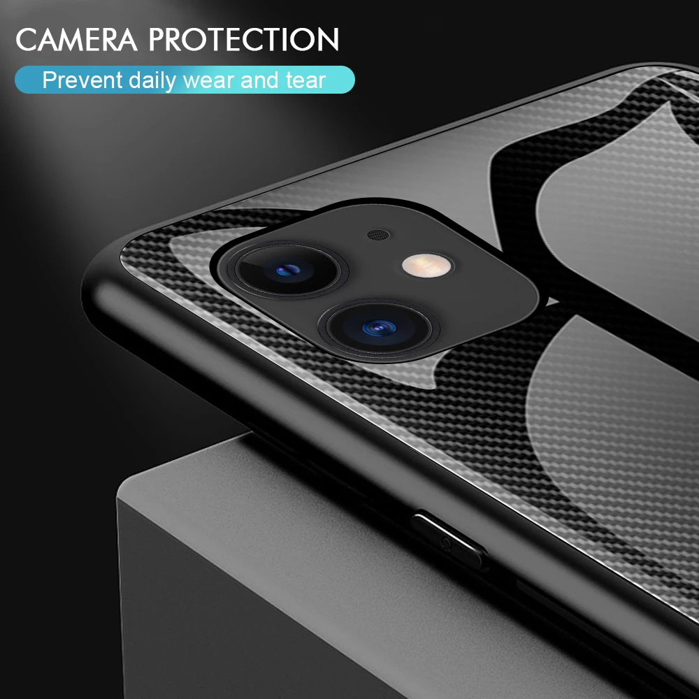 Чехол для iphone 12 Pro Max XR XS MAX X SE 2020 pro max 7 8 6 S plus Mini стеклянные чехлы с градиентом |