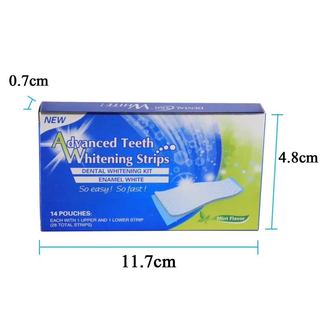 

28Pcs/14 Pair Teeth Whitening Strips Dry Tooth Paste Dental Bleaching Tools Tooth Sticky Gel Whitening Strip Oral Hygiene Care