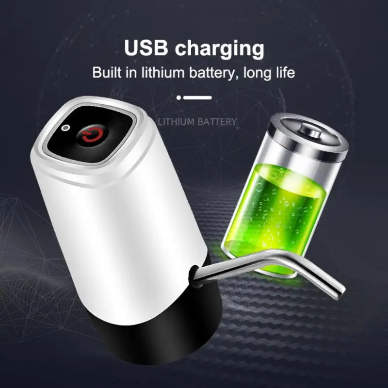 Automatic Bottle Pump Dispenser Drinking USB Charging One Click Auto Switch | Дом и сад