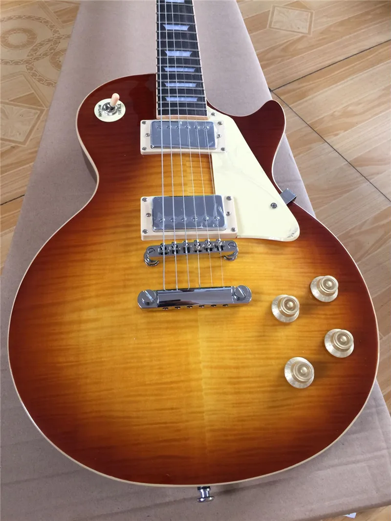 

new style electric guitar, One piece of neck and body，Rosewood fingerboard guitar,