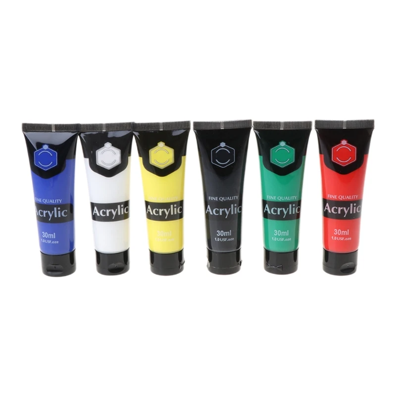 

Набор профессиональных акриловых красок, 6 цветов, 30 мл, краска для рисования, пигмент для ручного рисования