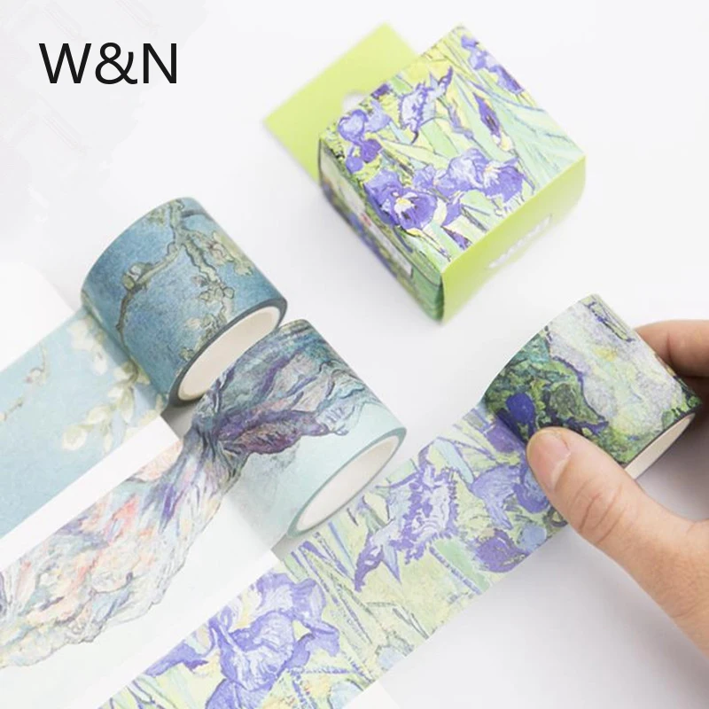 1 шт. клейкие ленты Ван Гога Васи для самостоятельной живописи бумаги малярная