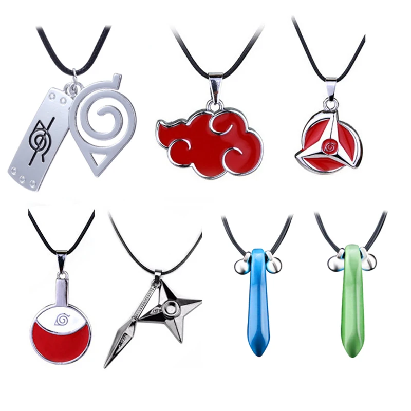 Ожерелье с подвеской из аниме Наруто аксессуары для женщин и мужчин