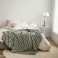 simple fashion cotton sofa blanket knitted thread office nap throw bedside bedspread winter warm plaids blankets 150x200cm