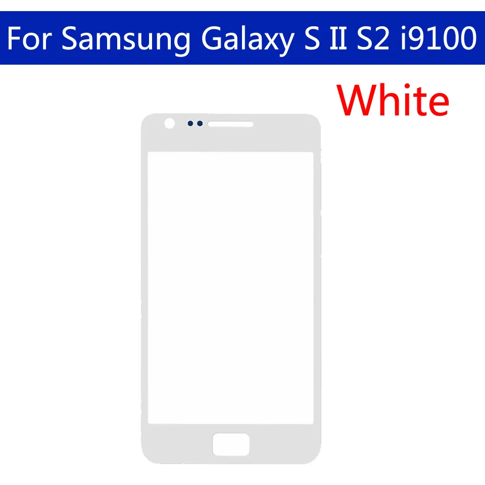I9100 сенсорный экран для Samsung Galaxy S II S2 i9100 i9100p GT-i9100 GT-i9100p lcd переднее внешнее стекло замена сенсорного экрана объектива