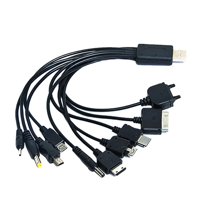 Универсальный USB-кабель 10 в 1 для зарядки iPhone Samsung Nokia PSP iPad | Электроника