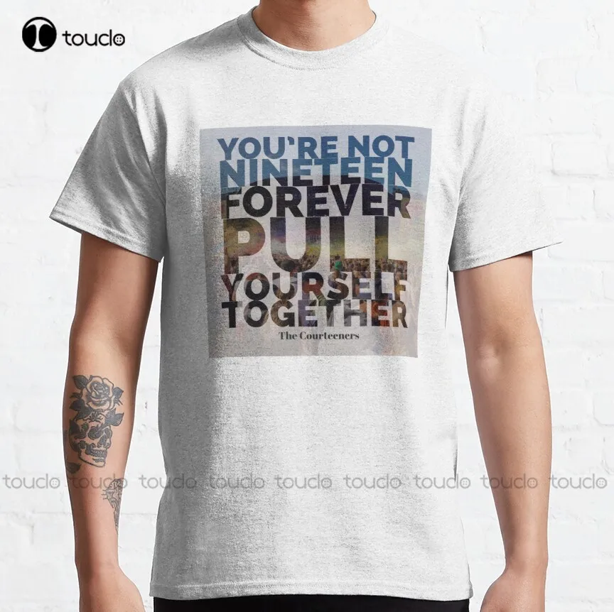 

Классическая мужская футболка с принтом надписи Forever Not Nineteen, модные мужские рубашки, индивидуальная футболка с цифровым принтом Aldult для под...