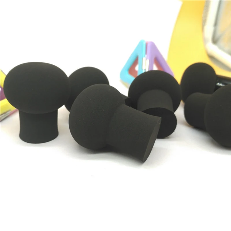 

1PC Round Head Makeup Egg Puff Mushroom Head Puff Dry & Wet Liquid Foundation Puff Multi- Function Cosmetic Brush