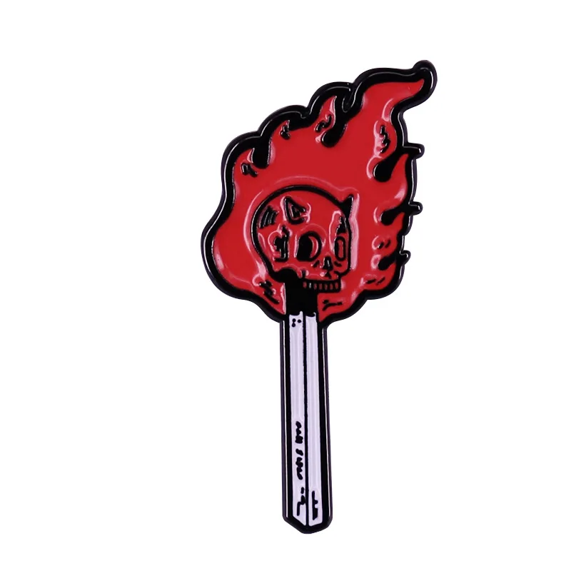 

Hell Match Enamel Pins Fashion Cartoon Red Medals Brooch Metal Lapel Pin Badge Backpack Accessories Jewelry Gifts 2021