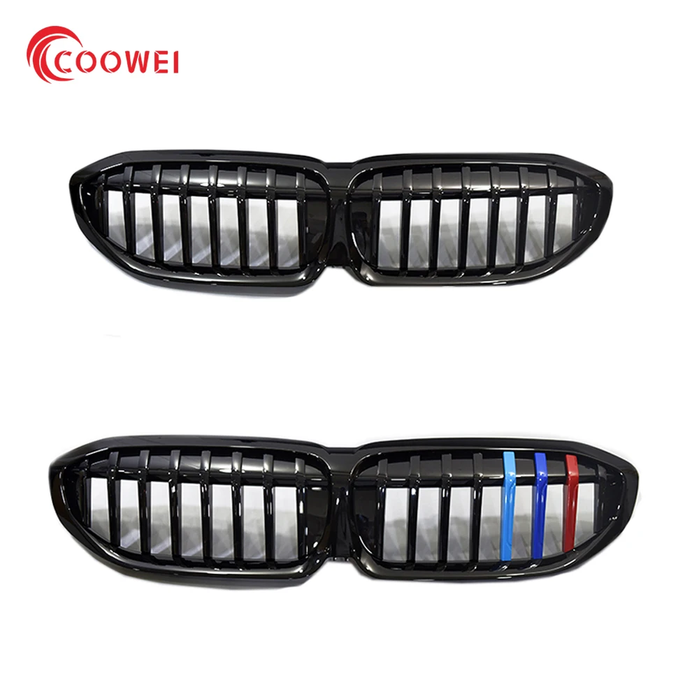 

Решетки для радиатора BMW 3 серии G20 G28, глянцевые, черные, 2019 2020