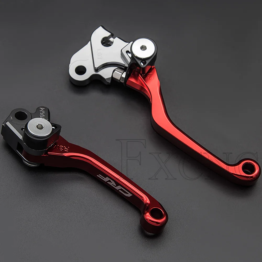 CNC мотокросс складные рычаги тормоза и сцепления для питбайка ручка Honda CRF450R CRF 450R