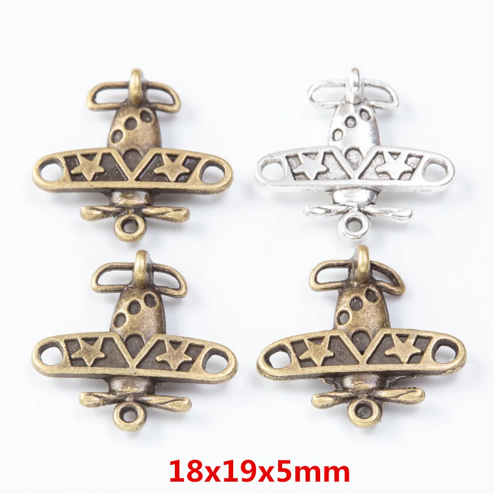 

130 шт./штука, шарм для самолета, античное бронзовое античное серебро, шарм для самолета, шарм для браслета, шарм для самолета, шарм для самолет...