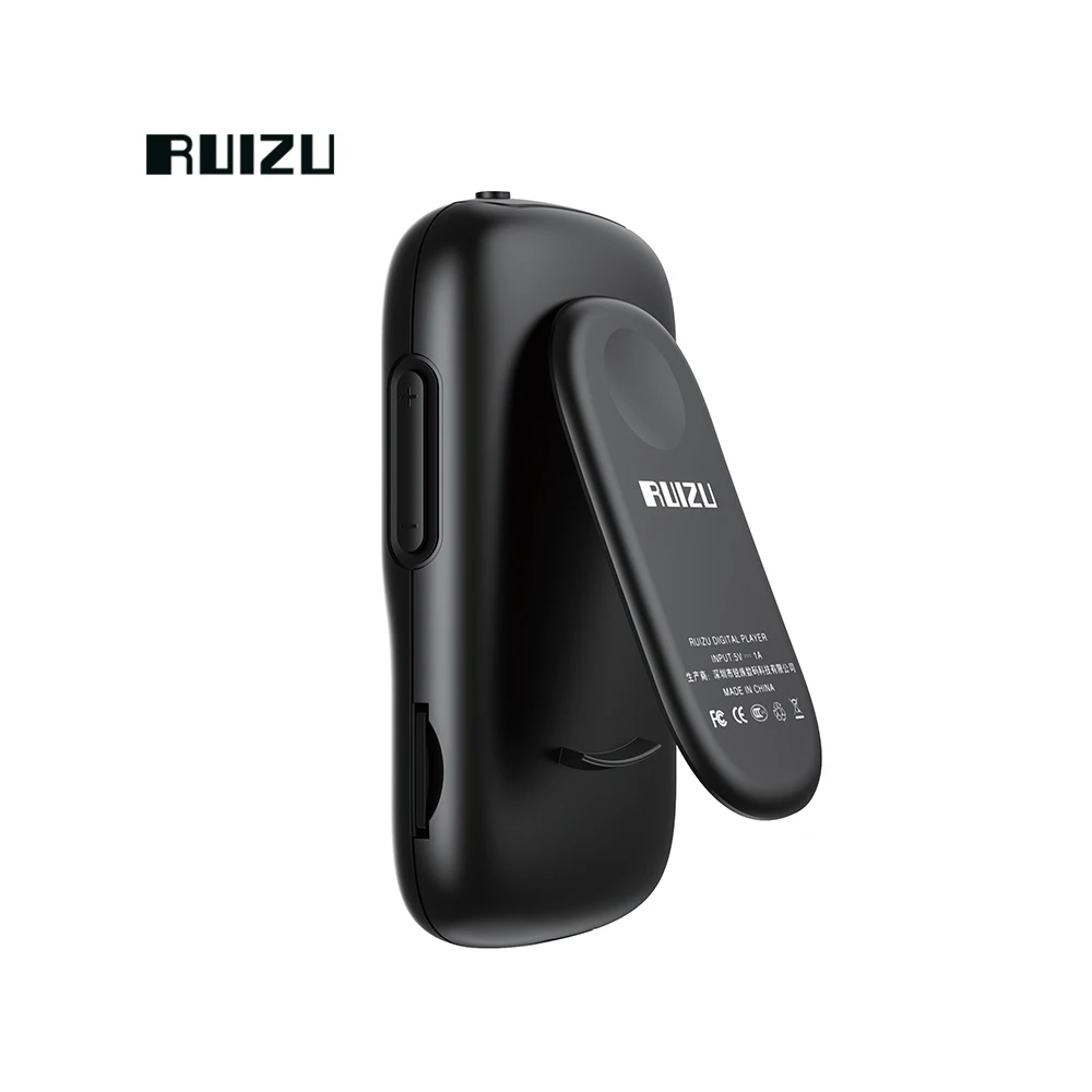 Mp3-плеер RUIZU X68 спортивный Bluetooth Hi-Fi музыкальный мини-плеер с зажимом поддержка