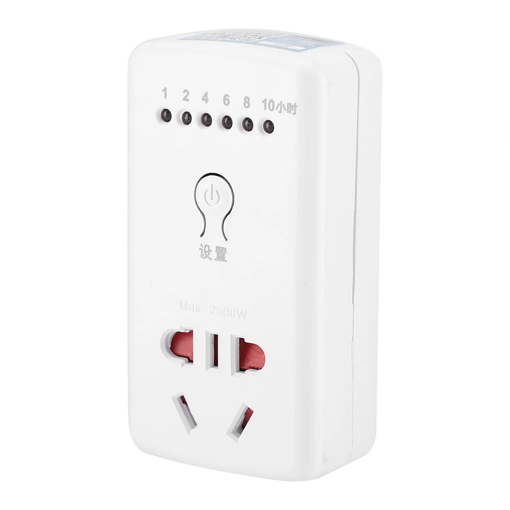 

New AC 220V 10A 10Hr Time Countdown Intelligent Time Setting Swtich Timer Control Socket Time Switch SocketTiming Socket