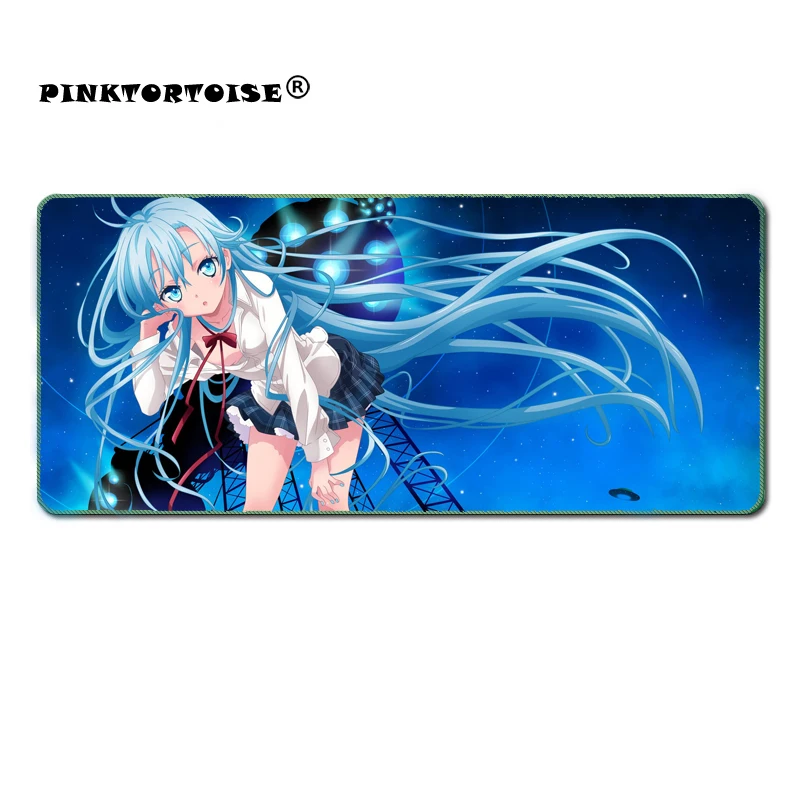 Коврик для мыши pinktorчерепаха аниме Denpa Onna To Seishun Otoko большой игровой коврик с