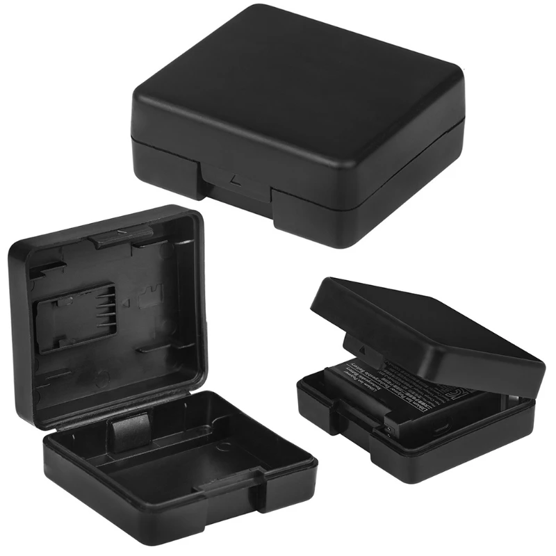 Черный водонепроницаемый футляр для хранения аксессуары батарей экшн-камеры