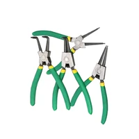 7 inch circlip pliers internal external curved straight tip circlip plier snap ring plier mechanical tools