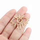 10 шт., латунные подвески в виде турецких глаз