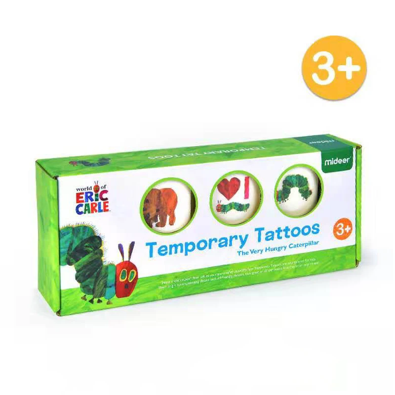 

Cartoon Very hungry Caterpillar Tattoo For Kid Cute Children Body Art Waterproof Printing Temporary Tattoos Stickers Toys Gifts