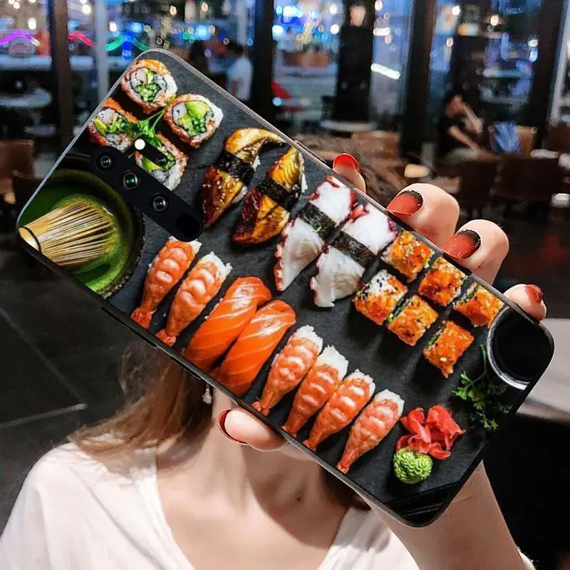 Чехол для японской кухни суши оболочка Redmi Note 9 8 8T 8A 7 6 6A Go Pro Max K20 K30|Бамперы| |