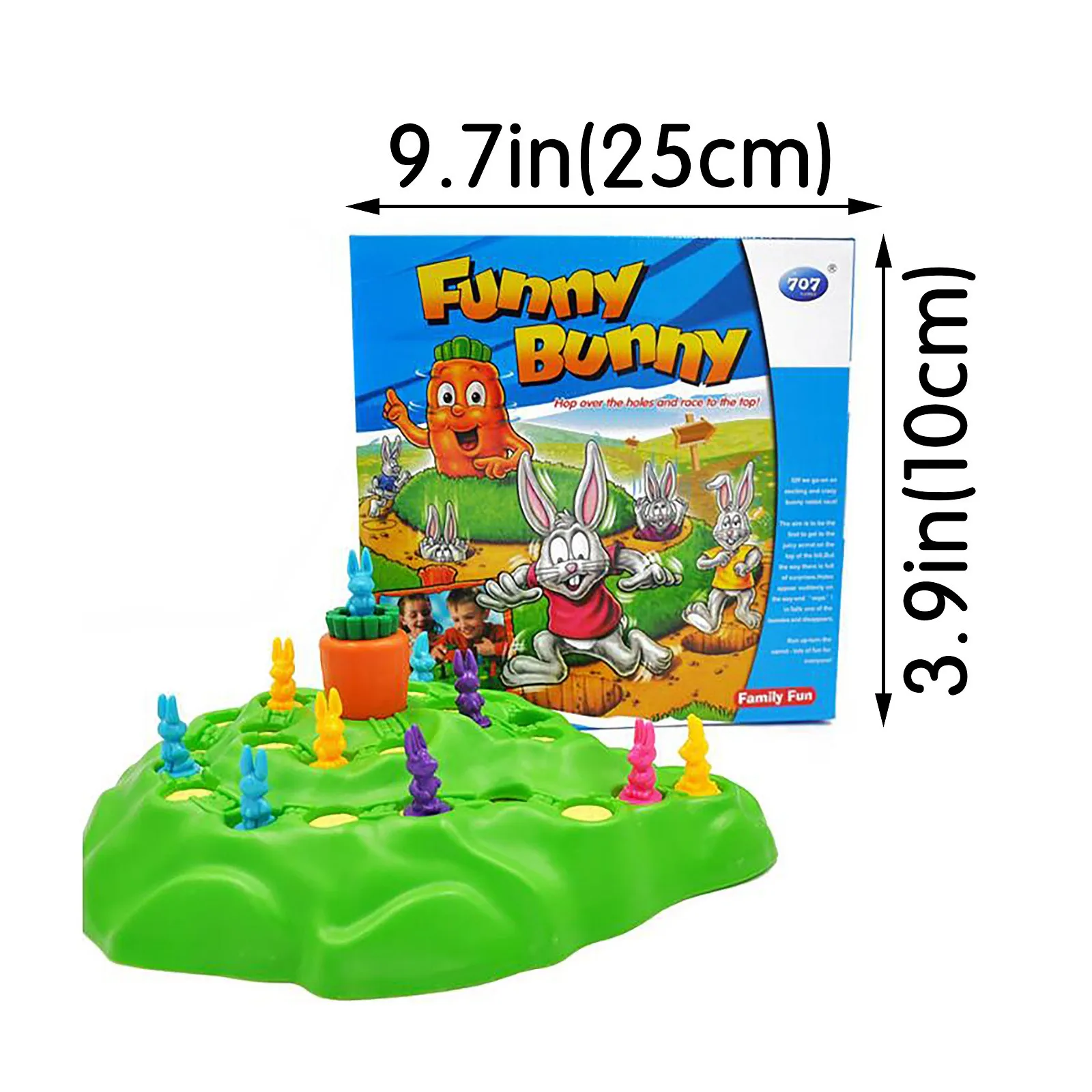 

Rabbit Cross-Country Game Chess Toys Educational Children Board Game Toys Bunny Cross Country Game Puzzle Family Party Game