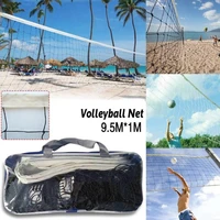 volleyball net for practice training universal style 9 5x1m volleyball net polyethylene material beach volleyball net outdoor