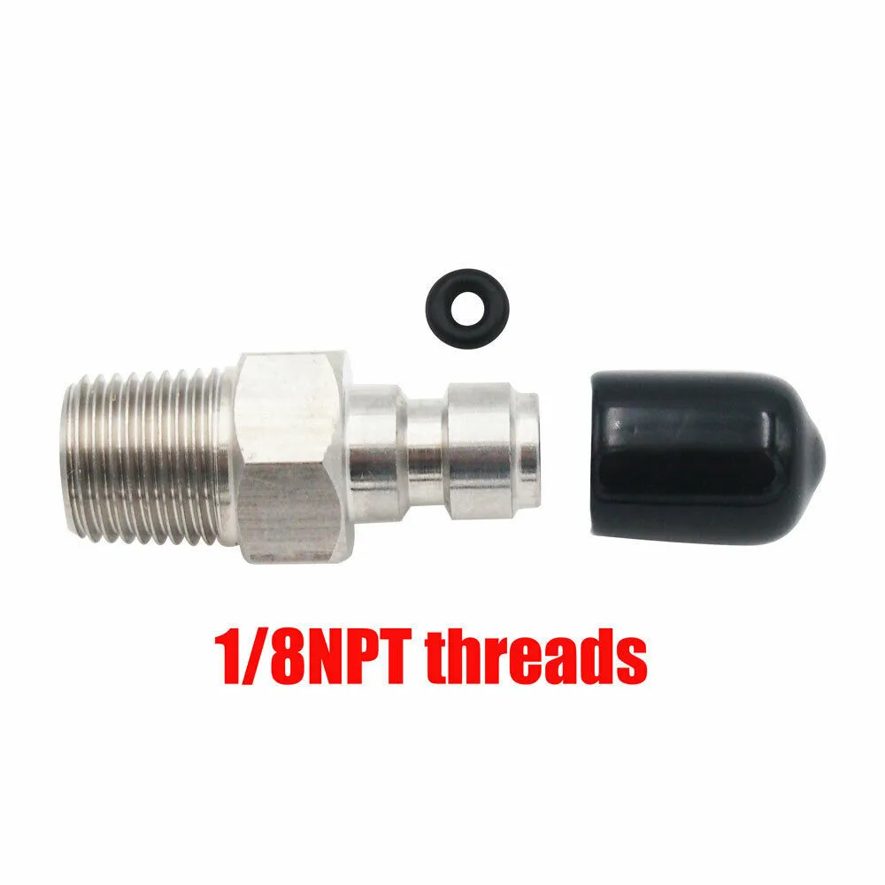 PCP 8 мм штекерное быстрое соединение с головкой 1/8 NPT 1/8BSPP M10 M8 односторонняя