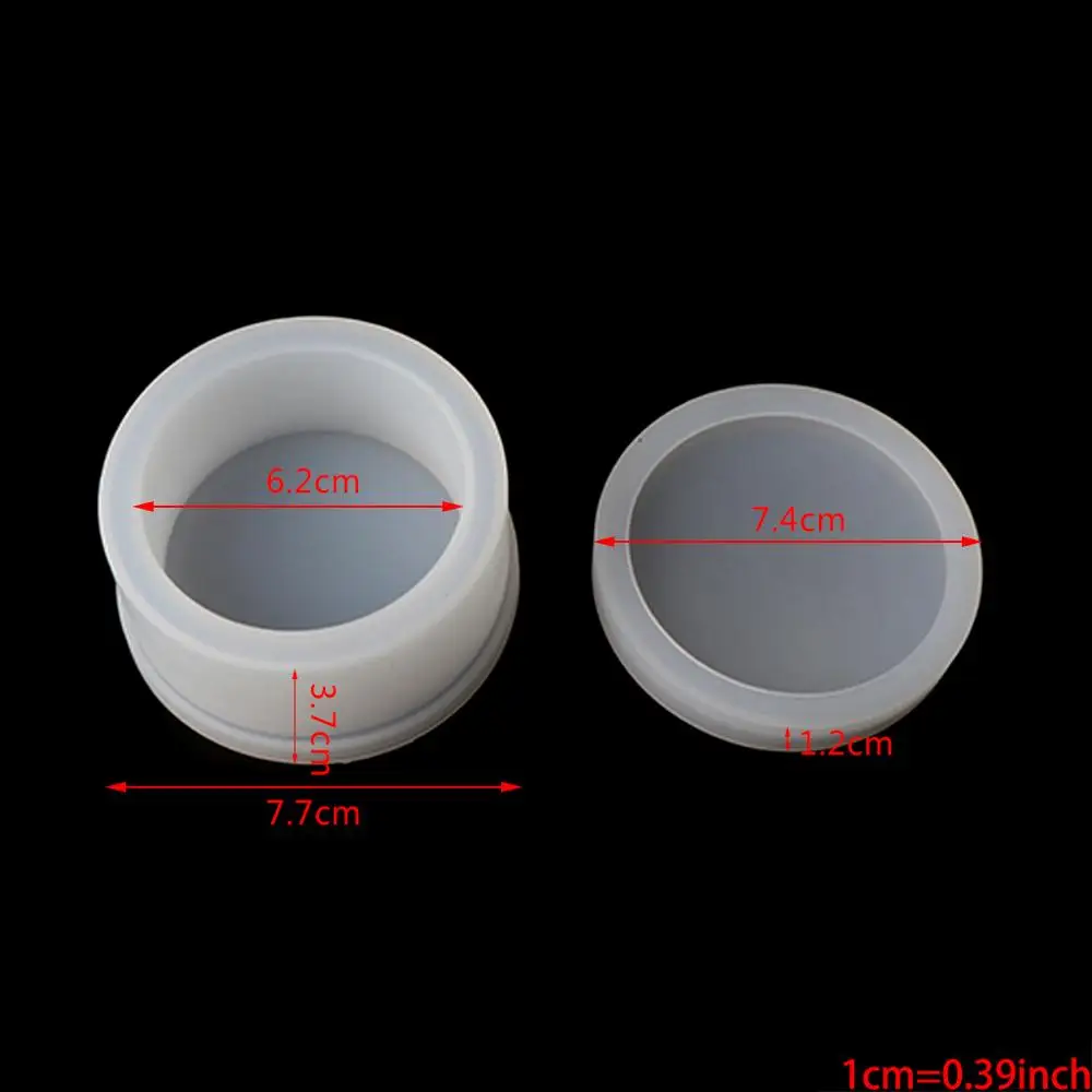 

5 Pcs Box Resin Molds with lids Silicone Molds for DIY Craft Making Ashtray