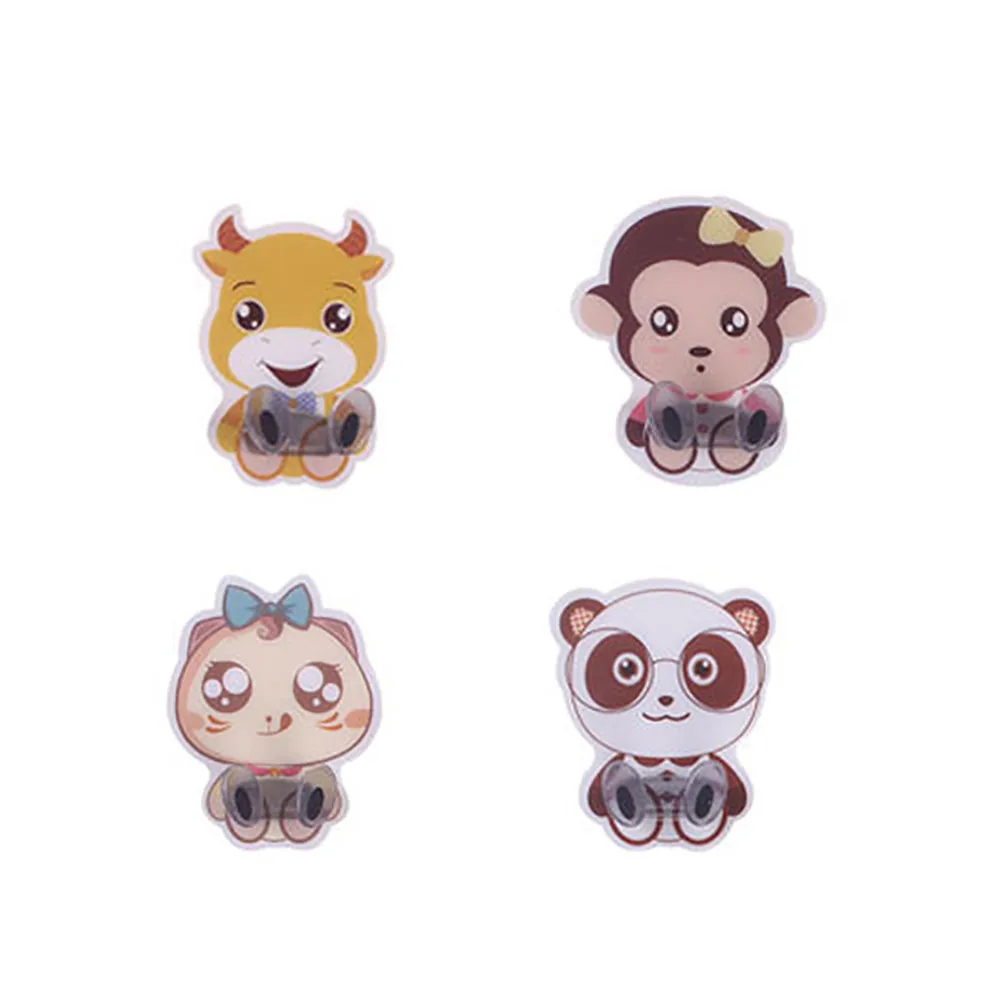 

Home Toothbrush Holder 12 Zodiac Cute Cartoon Color Small Animal Sucker Type Toothbrush Holder Suction Wall Rack Fast Shipping