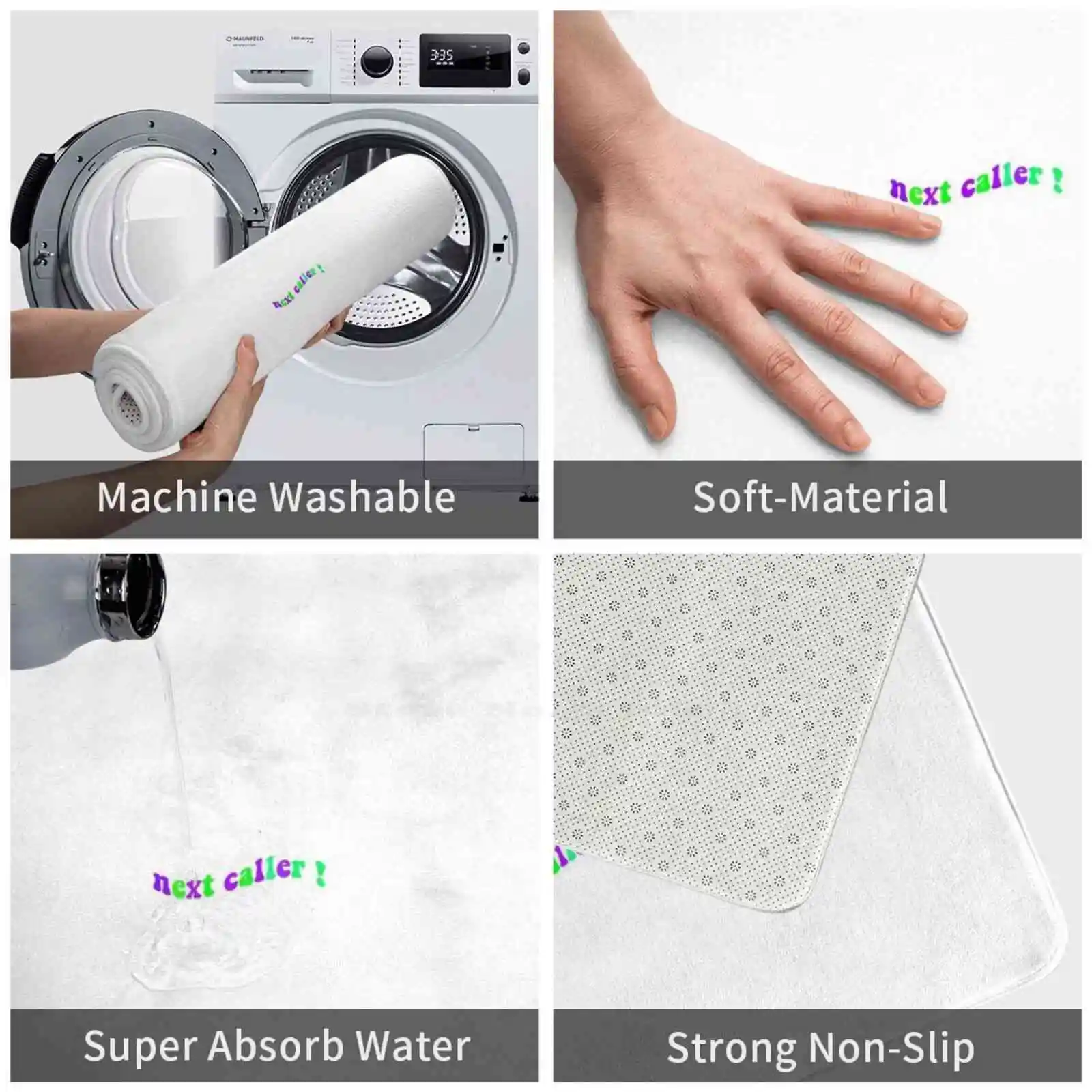 Удобный коврик с наклейкой на дверь Следующий звонок для ног Подростковый nextcall