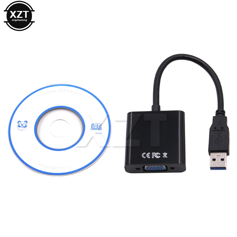 USB 3 0 к VGA Мульти дисплей адаптер конвертер внешняя видеокарта для Win 7/8 ноутбука DVD