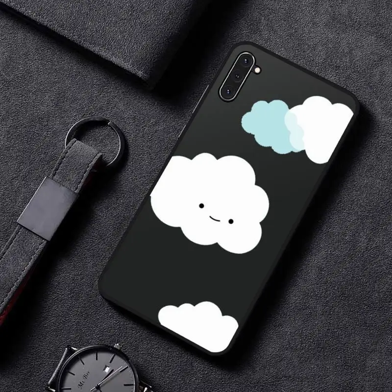 

Cartoon clouds Phone Case For Samsung A32 A51 A52 A71 A50 A12 A21S S10 S20 S21 Plus Fe Ultra
