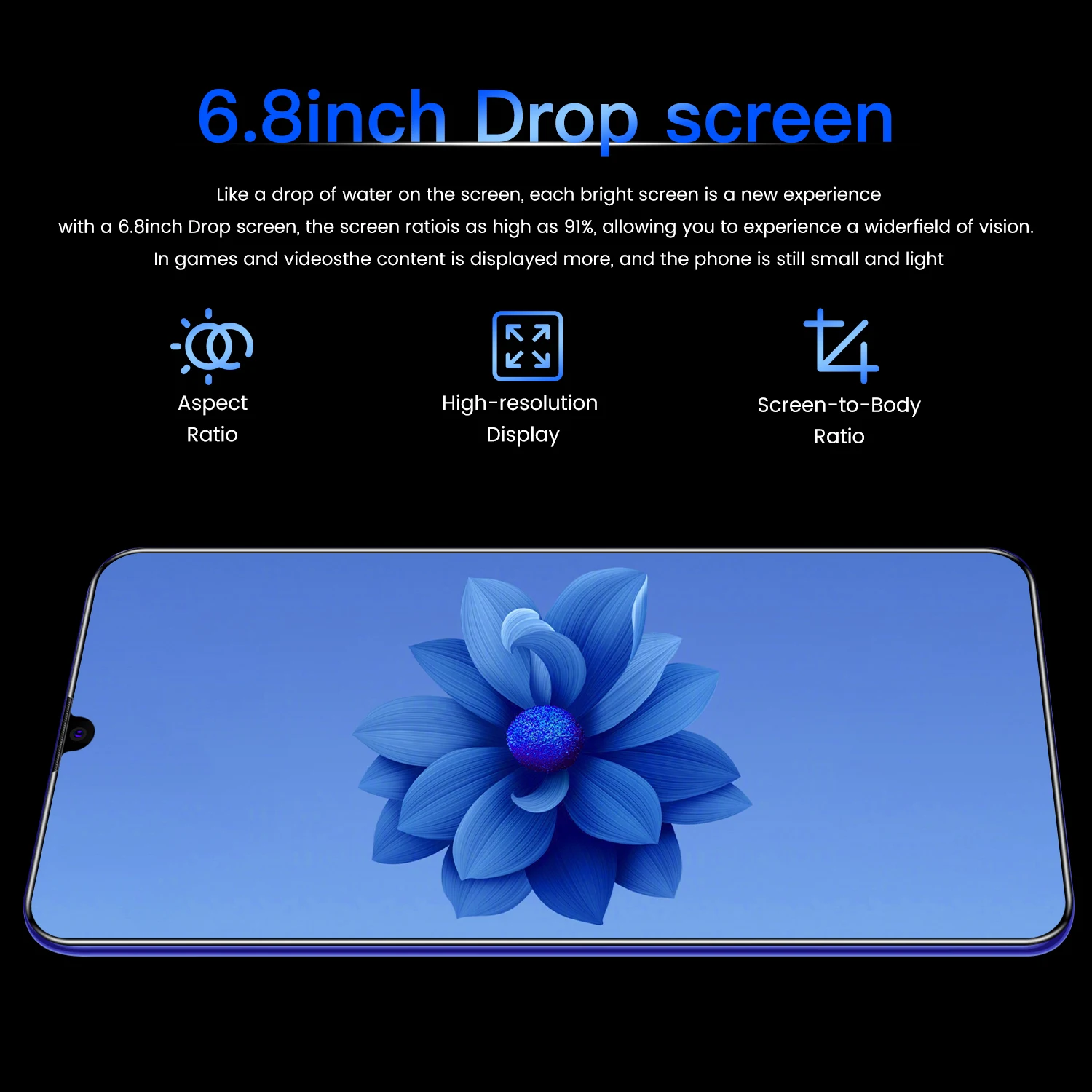 

New Arrival 2021 M11 Pro 12GB+512GB 6.8 Inch 24+48MP 5000mAh Smart Phone Celular MTK6889 Andorid 10 Smartphones Global Version