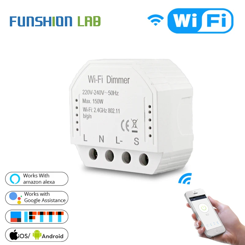 DIY умный WiFi свет светодиодный диммер жизнь/Tuya приложение дистанционное