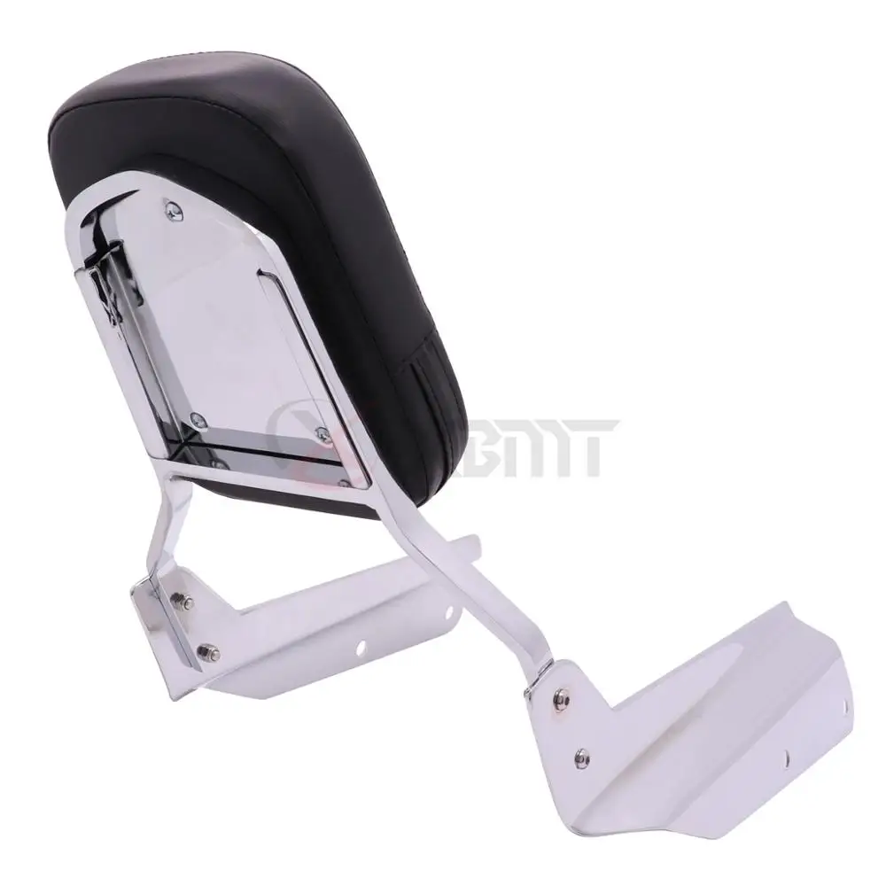 Черная/хромированная спинка для мотоцикла шина Sissy Honda VTX 1300 VTX1300 C/N/R/S 1800 VTX1800