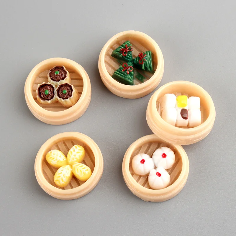 Мини-заказ 10 шт 25*8 мм 3D пельменей из смолы кабошоны для поделок аксессуары