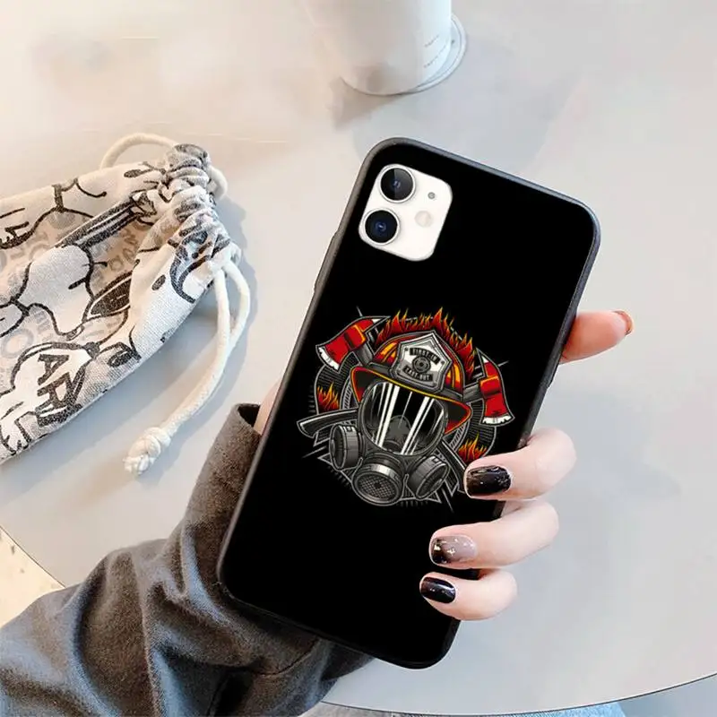 

Firefighter Heroes Fireman Phone Case for iPhone 11 12 mini pro XS MAX 8 7 6 6S Plus X 5S SE 2020 XR