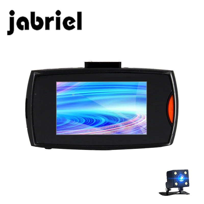 Jabriel HD 1080P Автомобильный видеорегистратор с двумя объективами G30 USB dvr 2 8 дюймов