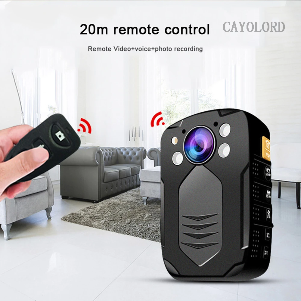 4K 2k 42MP 2160P 1296P 4000mah WIFI камера для тела полицейская ИК ночная съемка мини dv DVR