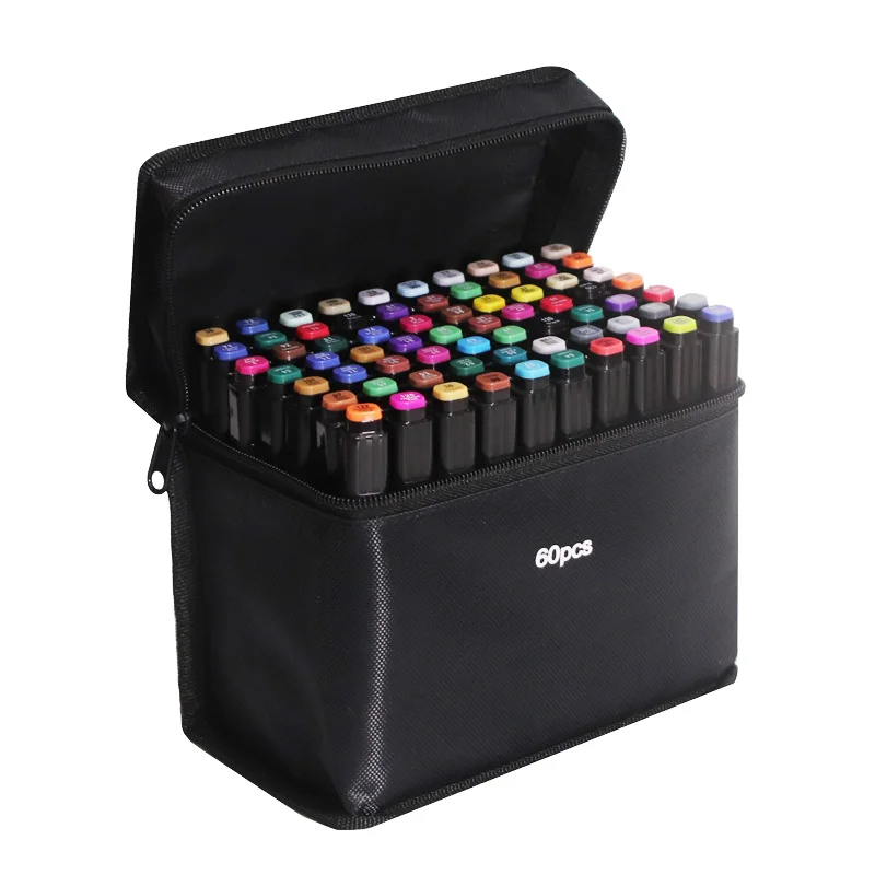 

sketch alcohol pen, grease pen, drawing kit, art supplies kit, 60 / 80 colors