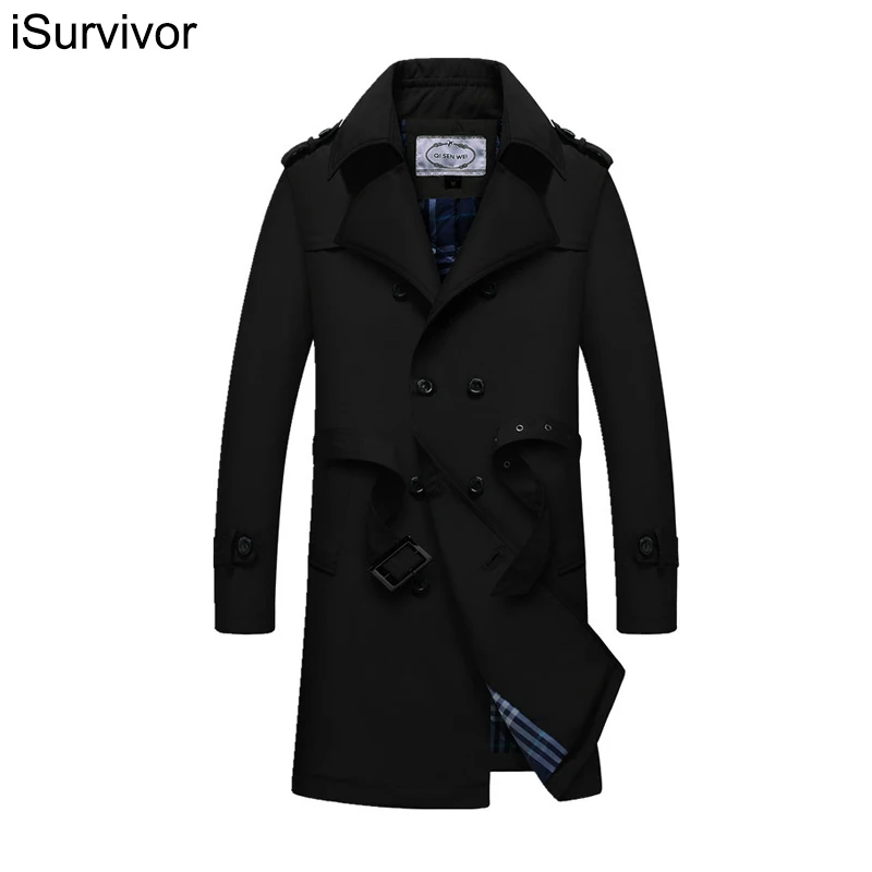 

iSurvivor 2022 Autumn And Winter New Fashion Casual Young Men's Windbreaker Slim Thickening Plus Velvet Warm Windbreaker
