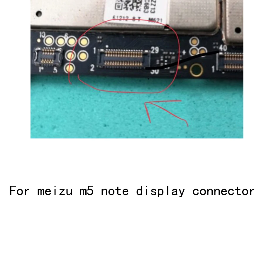 Разъем дисплея FPC на морской плате для Meizu M5 Note / Meilan Note5 | Мобильные телефоны и