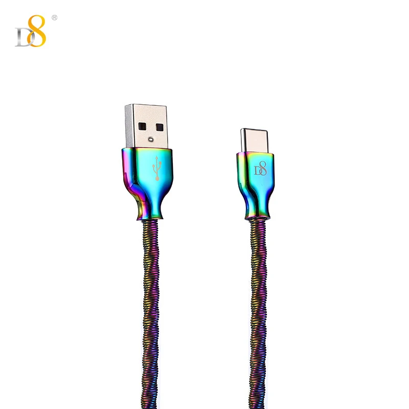 

D8 Type C Original Cable Fast USB Charging Cable 3A For Samsung Huawei Xiaomi USB C Mobile Phone USB Charge Cord Wire 1m