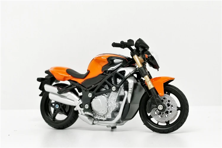 Bburago 1/18 1:18 масштаб MV Agusta Brutale S мотоцикл дисплей детская игрушка для мальчиков и