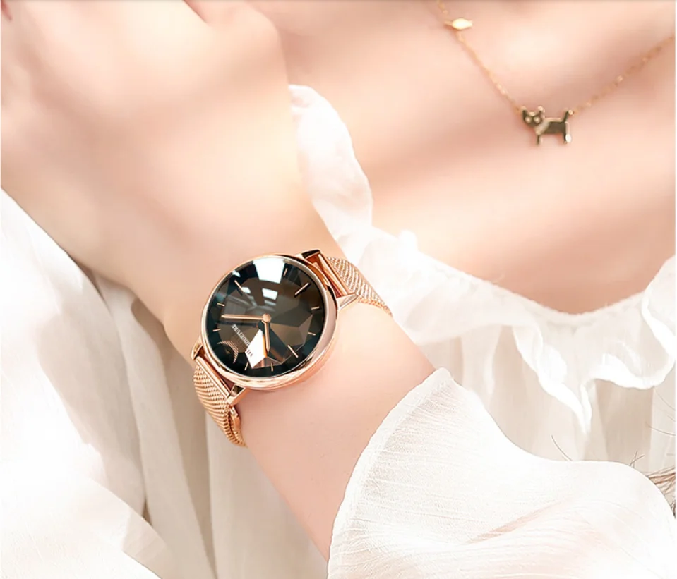 

Ladies watch famous brand authentic female ins phoenix female fashion starry sky net red vibrato simple temperament casual watch