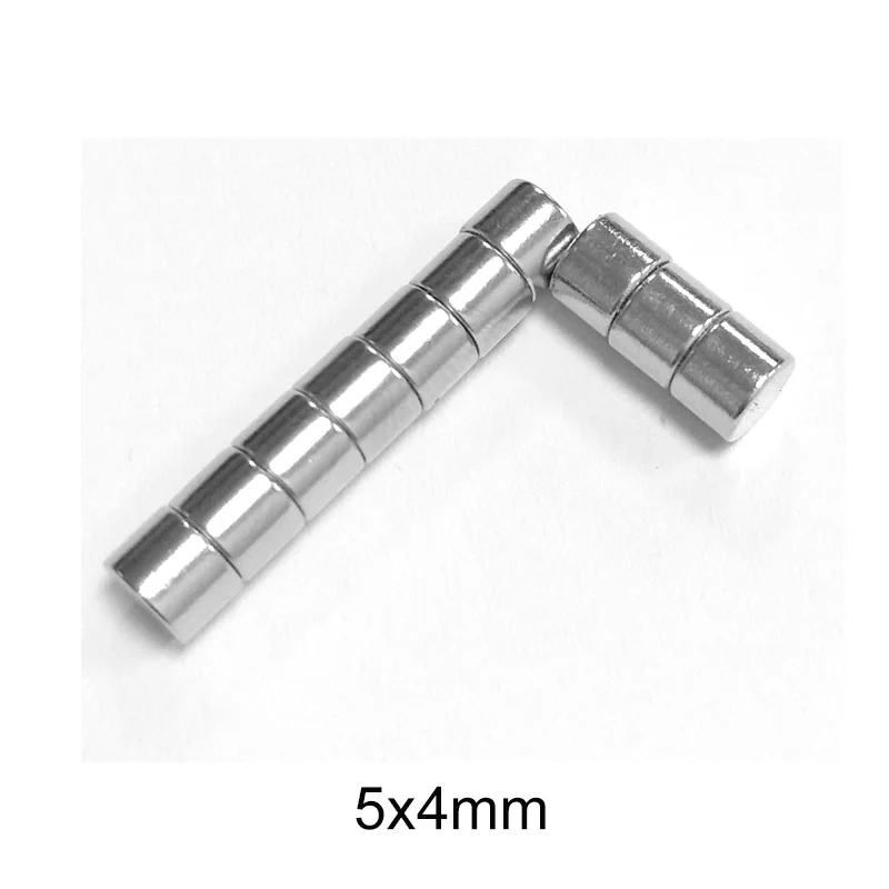 30 ~ 600 шт. 5X4 мм постоянный магнит сильный Мощный мини маленький N35 круглые магниты