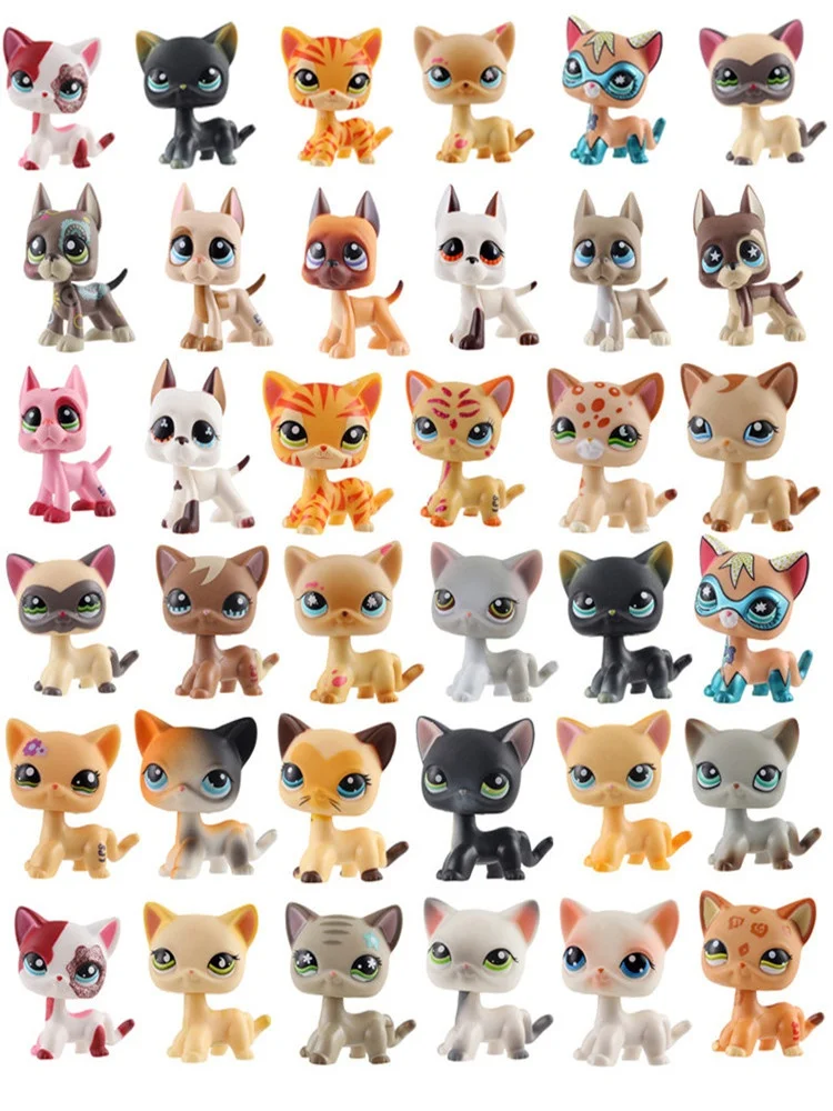 LPS игрушки для питомцев коллекция игрушек кошек и собак короткая колли сосисок