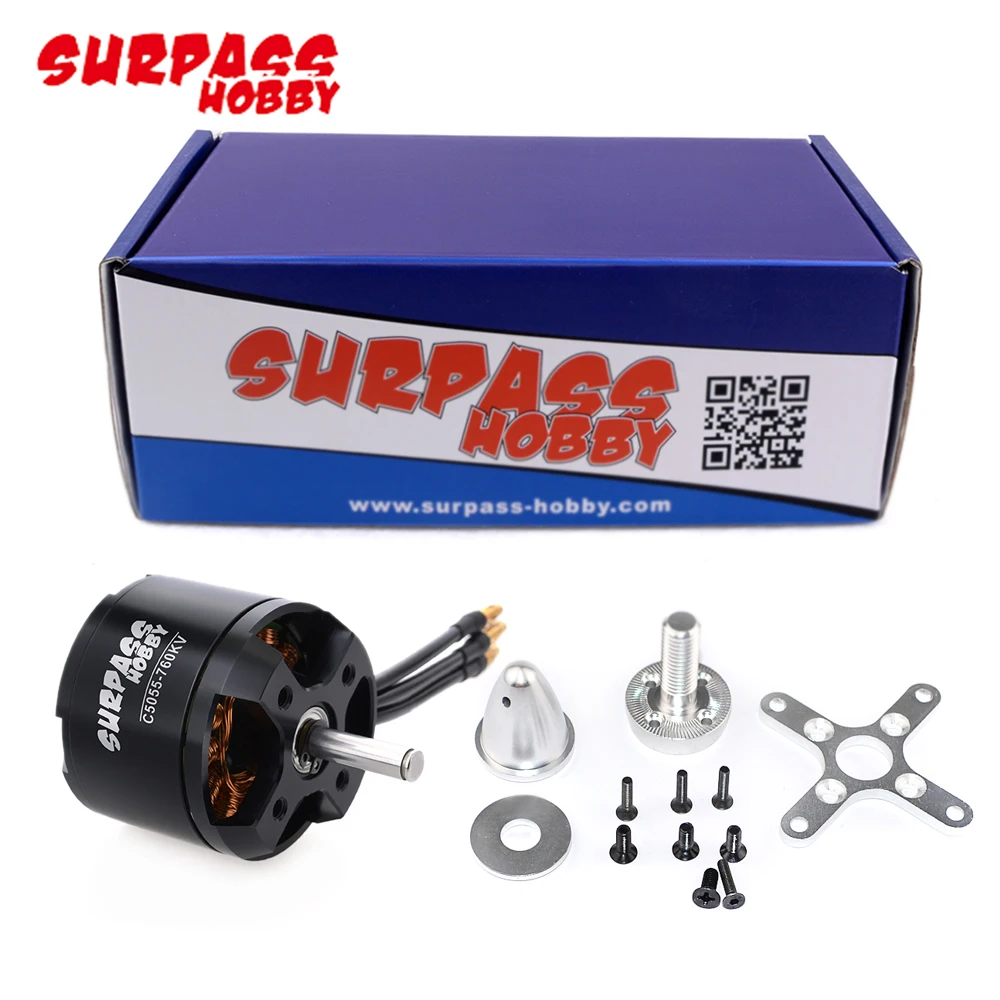 14 полюсный бесщеточный двигатель Surpass Hobby C5055 4120 400KV 600KV 700KKV для радиоуправляемых