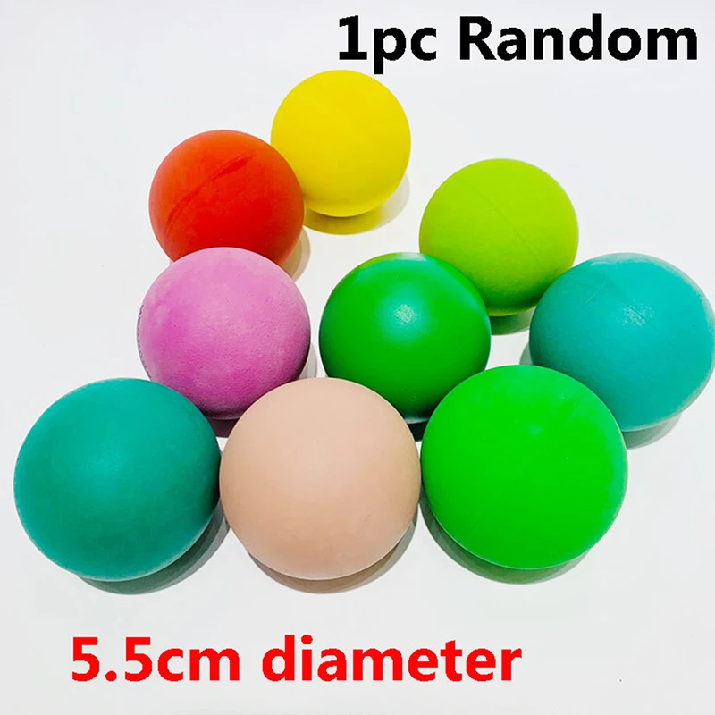 

1 Pc 5.5cm Racquet Ball Squash Low Speed Rubber Hollow Ball Training Competition Ball Thickness 5mm High Elasticity Random Color