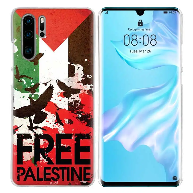 Жесткий ПК чехол для huawei P30 P20 P10 mate 30 20 10 Nova 5 5i Pro Lite P Smart Z Plus палестинский флаг